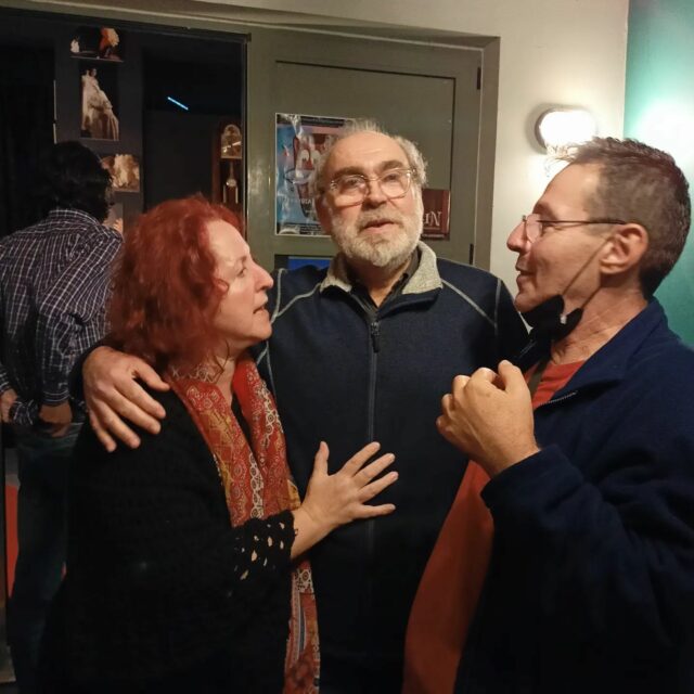 Ο Μανώλης Ζαχαράκης με τη ΜΑρία και το Θωμά Καντιφέ