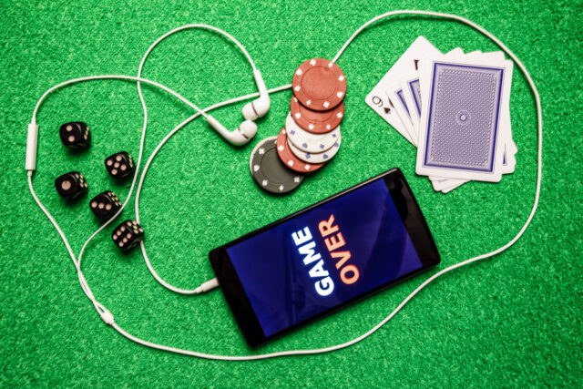 Casinos Accessories and gambling concept