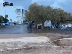 Καταρρακτώδης βροχή «έπνιξε» τον Τσούτσουρα – Προβλήματα σε Βιάννο και Μεσαρά