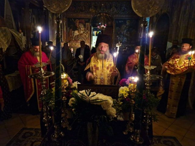Η εορτή της Ανακομιδής των Λειψάνων του Αγίου Γεωργίου του Τροπαιοφόρου στη Μονή Αρσανίου