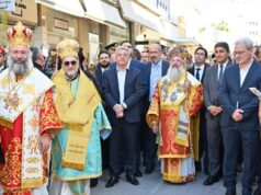 Ο Μητροπολίτης Ρεθύμνης και Αυλοποτάμου κ. Πρόδρομος στην εορτή του Αγίου Μηνά στο Ηράκλειο