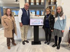 Επίσκεψη της Αντιπεριφερειάρχη Ρεθύμνης στη Βιβλιοθήκη του Πανεπιστημίου με αφορμή την εγκατάσταση του Ψηφιακού Ιστορικού Πλοηγού της Κρήτης