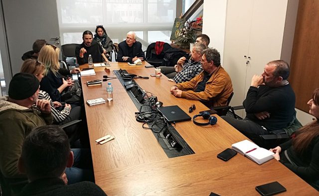 Συνάντηση εργασίας μεταξύ Αντιδημάρχου Πολιτισμού Δήμου Ρεθύμνης - Καλλιτεχνικού Διευθυντή ΔΗΠΕΘΕΚ και Θεατρικών Ομάδων Ρεθύμνου