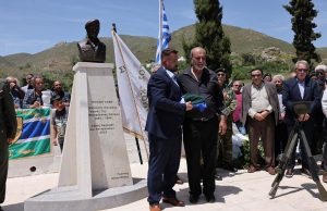 Με τιμές τα αποκαλυπτήρια στον Αμύγδαλο Αστερουσίων της προτομής του Ήρωα της Κύπρου Μανώλη Μπικάκη