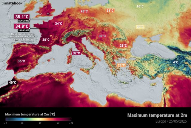 Καύσωνας τον Μάιο στην Ευρώπη, το νέο πρόσωπο της κλιματικής κρίσης